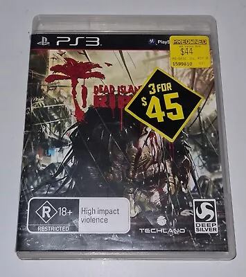 Dead Island Riptide - Ps3 Playstation 3 Free Postage • $5