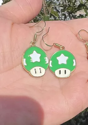 Super Mario Game Character Toad Earring Mushroom Earrings • $11.99