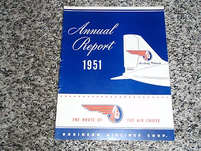 Old 1952 Mohawk Airlines Annual Report • $35