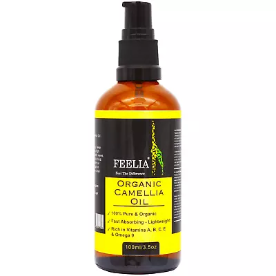 Feelia - Organic Camellia Oil - Cold Pressed - 100ml • £14.99