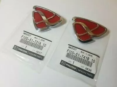 Mazda Genuine Oem Rx7 Rx-7 Rx8 Front Rear Efini Red Emblem Badge Sticker Set • $218.15