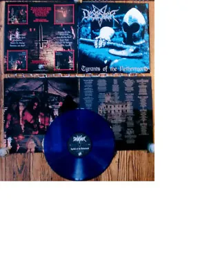 $200 • Buy Desaster-Tyrants Of The Netherworld LP (BLUE VINYL) Kreator Absu Sodom Vader 