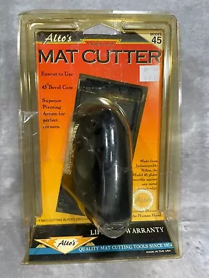 ALTOS Model 45 Mat Cutter In Box MADE IN USA 45 Degree Bevel Cuts Vintage • $29.98