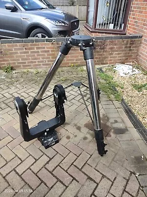 Meade Lx200 Telescope Mount And  Large Heavy Duty Meade Tripod Spares Or Repair • £700