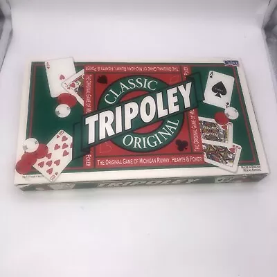 Tripoley The Original Game Of Michigan Rummy: Hearts And Poker Complete 1995 • $14.99