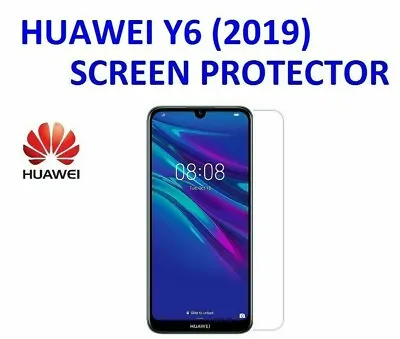 100% Genuine Huawei Y6 2019 Tempered Glass Screen Protector • £2.89