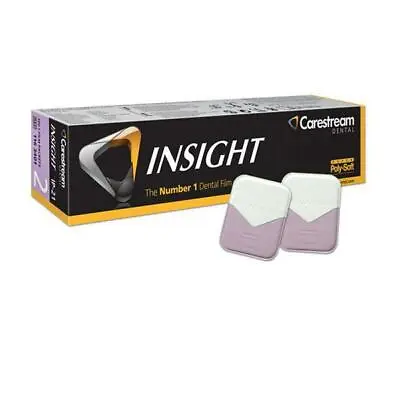 Kodak 1238054E Carestream Insight Periapical X-Ray Film IP-21 #2 Poly-Soft 150Pk • $69.74