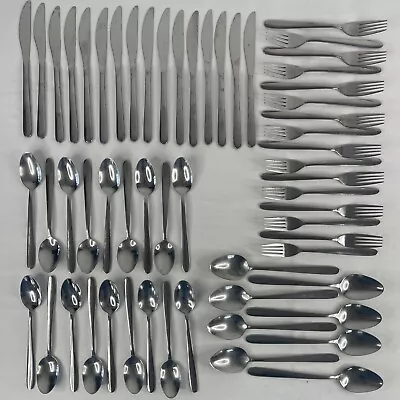 58 Piece Lot SOLA Holland Privilege Modern Hospitality Stainless Flatware • $67.96