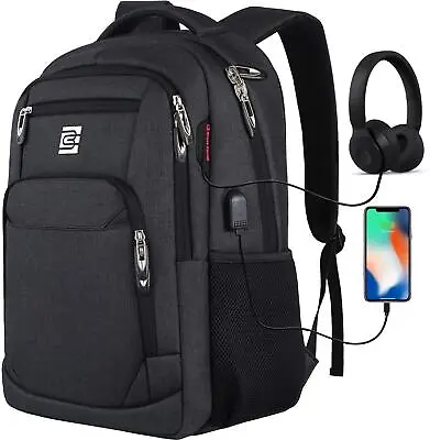 $28.99 • Buy Travel Anti Theft Business Laptop Backpack USB Charging Port School Computer Bag
