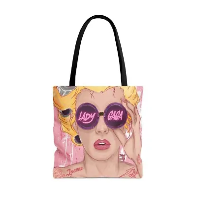 Lady Gaga Large Tote Carry Travel Bag School Book Yoga Craft Kid Baby Gift Idea • £25.62