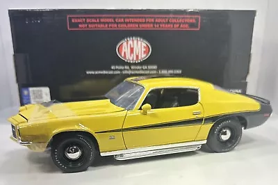 Ertl. 1/18 Scale 1970 Chevy Camaro 454 W/Acme Rims”Custom Build”1 Of 1 Made • $139.99