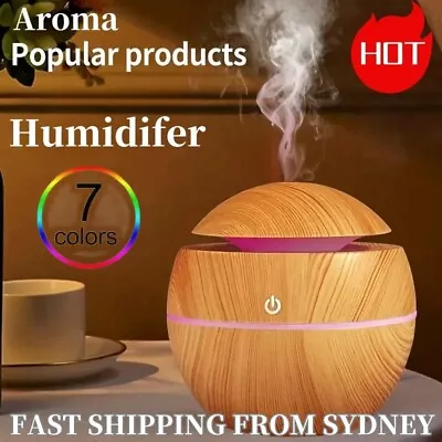 Aroma Air Humidifier Aromatherapy Diffuser Essential Oil LED Purifier Diffuser • $14.85