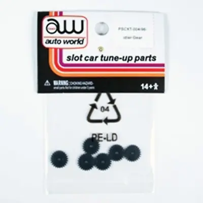 Auto World XTraction Chassis Parts Idler Gear 6PK Ho Slot Car PSCXT-004 • $5.99