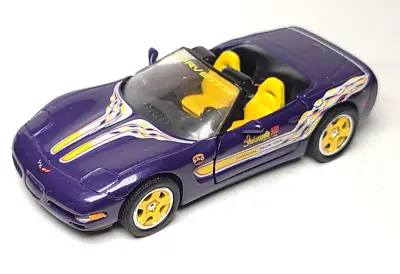 Road Champs Loose 1998 C5 Corvette Convertible Indy 500 Pace Car Purple 1/43 • $13.30