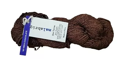 Malabrigo Yarn 161 Rich Chocolate 50% Merino Wool Baby Alpaca 210yds Gauge 20-22 • $15.97