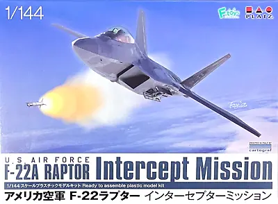 1/144 Jet Fighter : Lockheed F-22A Raptor  Intercept  [USAF] #PF-72 : PLATZ • $19.95