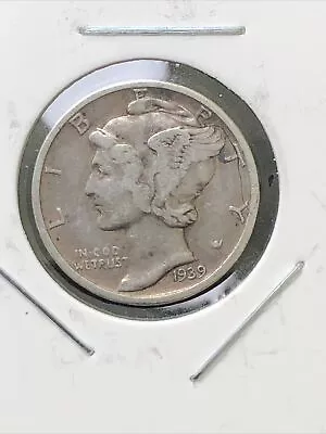 1939 - Mercury Silver Dime #1789 • $0.99