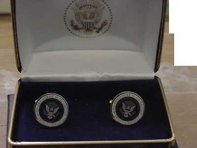 $35.99 • Buy Pair Of Presidential Barack Obama Cufflinks - Color Seal