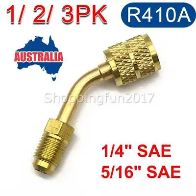 1-3PCS R410A Gauges Hose Air Conditioner Refrigeration Adapter Connector Adaptor • $11