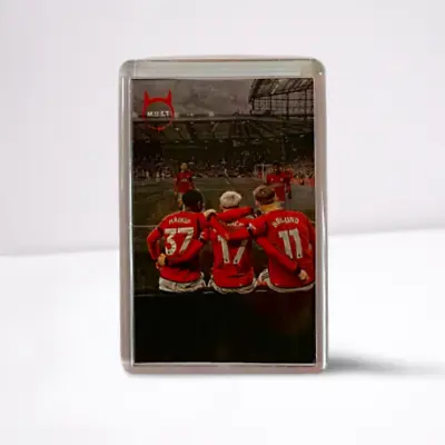 Manchester United  The Baby Trinity  Mainoo Garnacho & Hojlund Fridge Magnet • $4.97