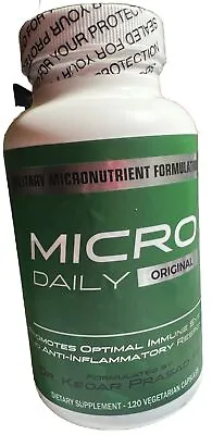 Micro Daily Original 120 Vegetarian New Sealed Lot 1060102 Exp 9/21 • $51