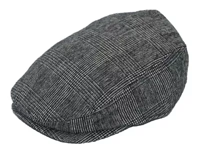 Newsboy Ivy Ascot Cabbie Hat Cap Applejack Wool Herringbone Golf Driving Gatsby • $12.99