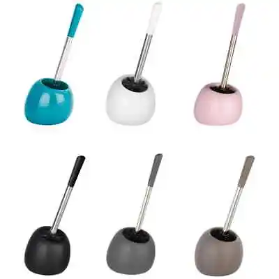 Wenko Polaris Toilet Brush With Ceramic Holder Various Colours • £23.59