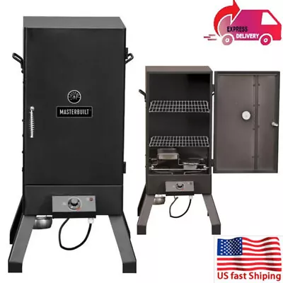 $126.07 • Buy Vertical Analog Electric Smoker Grill BBQ Roaster Barbecue Cooker Outdoor Black