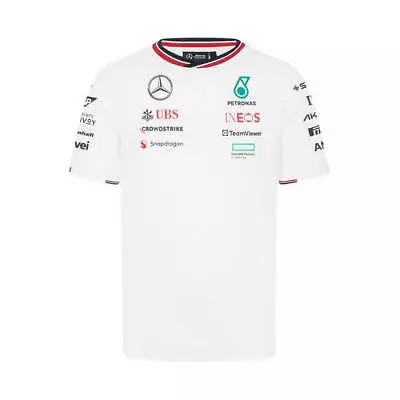 2024 Mercedes AMG Petronas F1 Men's Team T-shirt White - Size XL • $71.54