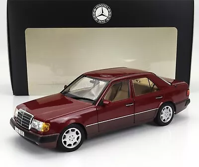 Norev  MERCEDES BENZ 500E (W124) 1991-1993 ALMANDINE RED Dealer Ed 1/18 New! • $184