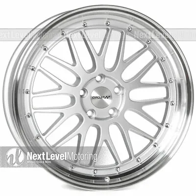 4 Circuit Performance Cp30 20x8.5 5x114.3 +35 Silver Wheels Mesh Lm Style • $764.99