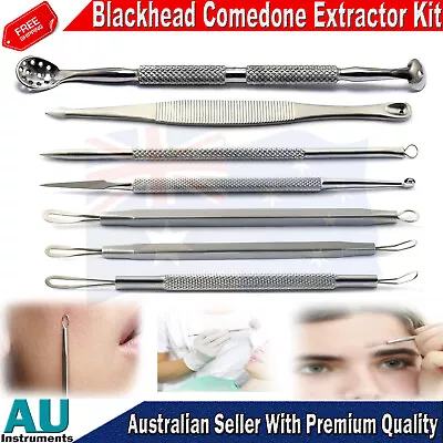 $8.49 • Buy Blackhead Remover Extractor Tool Pimple Acne Blemish Popper Comedone Tools Kits