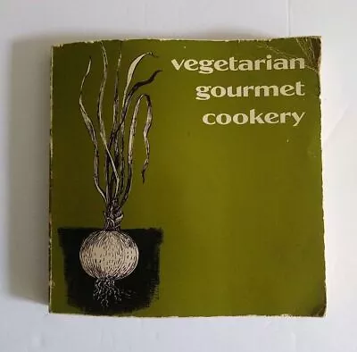 Vegetarian Gourmet Cookery Alan Hooker Vintage 1974 Hand Drawn Illustrations • $9.95