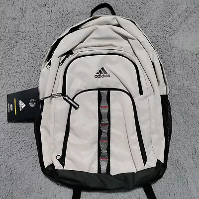 Adidas Prime 6 Load Spring Strap Laptop Backpack Alumina Beige / Black / Red NWT • $49.95