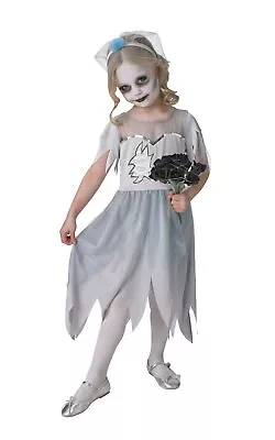 Dearly Departed Bride Corpse Bride Kids Halloween Fancy Dress • $10.29