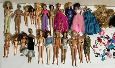 Vintage Lot Of Mattel Barbies Plus Others Heads Parts Accessories Mixed No Res • $49.99