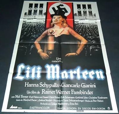 1981 Lili Marleen ORIGINAL SPAIN POSTER Rainer Werner Fassbinder   • $68.47