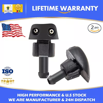 Adjustable Car Windshield Washer Nozzle Wiper Water Spray Sprayer Jet Universal • $5.99