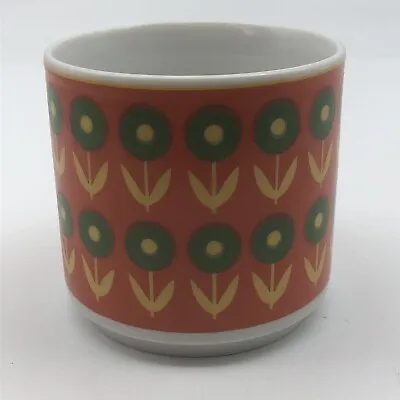 Vintage MCM Japan Coffee Mug Flower Power Retro • $8