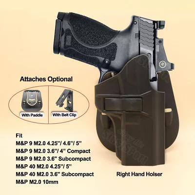 MP M2.0 Holster OWB For S&W M&P 9 M&P 40 M&P M2.0 M&P 2.0 Full Size MP 9/40 CORE • $20.99