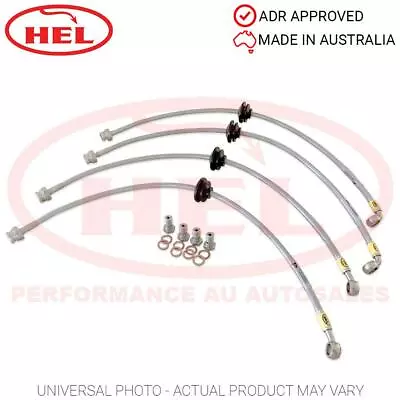 HEL Performance Braided Brake Lines Fits Nissan Pulsar SSS N15 96-00 (ABS) • $219.95