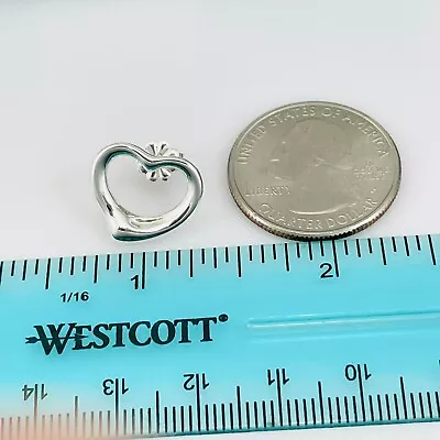 Tiffany & Co SINGLE Elsa Peretti Large Open Heart Stud Earring Replacement Parts • $139