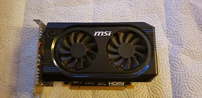 MSI Radeon HD7750 1GB GDDR5 Graphics Card.(R7750-PMD1GD5/0C)-Dual Fans - RARE - • $45