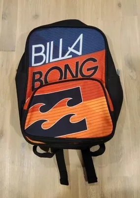 Billabong Small Unisex Black Blue Red Orange Backpack BNWOT • $24.99