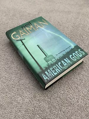 First Edition Signed ‘American Gods’ By Neil Gaiman - Includes Sketch By Author • £199