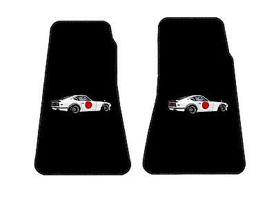 For Datsun 240Z 260Z 280Z Floor Mats Black All Embroidery Silhouette 1970-78 • $219.99