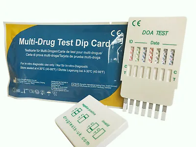 £4.19 • Buy Drug Testing Kit Test Home - Tests For 10 Drugs Cocaine Heroin Speed Ecstasy THC