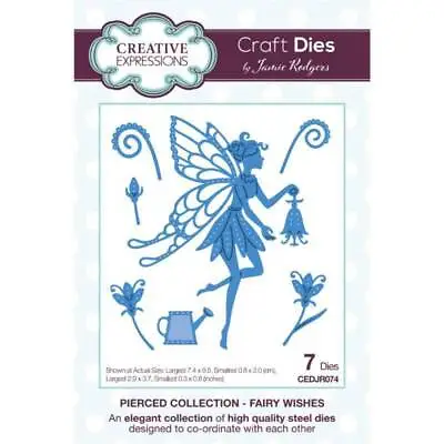 Jamie Rodgers Fairy Wishes Craft Die By Creative Expressions • £8.49