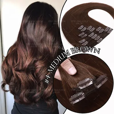 CLEARANCE Clip In 100% Real Human Remy Hair Extensions Full Head Highlight LONG • $21.34