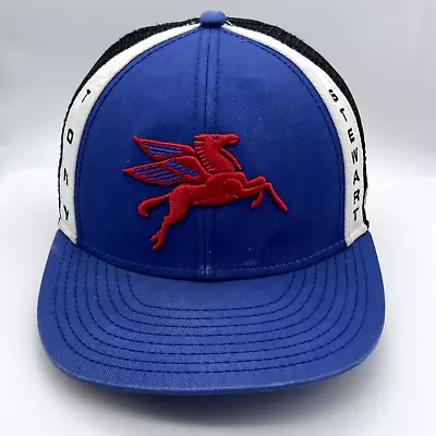 NASCAR Tony Stewart Mobil 1 Pegasus The Game Mesh Snapback Trucker Hat Cap • $14.40